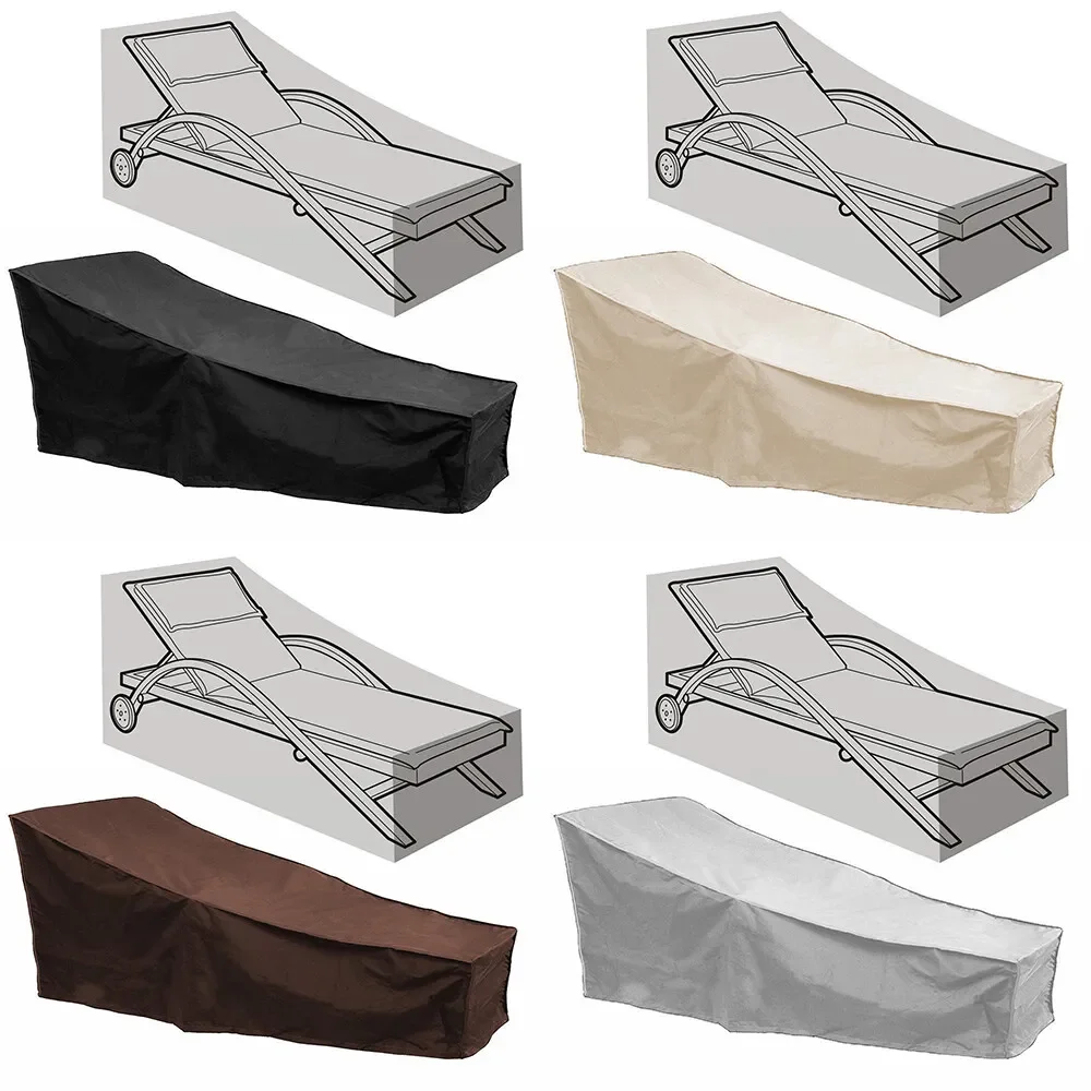 Outdoor Furniture Sunbrella - สําหรับหวายโซฟาชุดป้องกันตารางสวนกลางแจ้ง Chaise Lounge ป้องกันฝุ่นกันน้ําฝนหิมะเฟอร์นิเจอร์