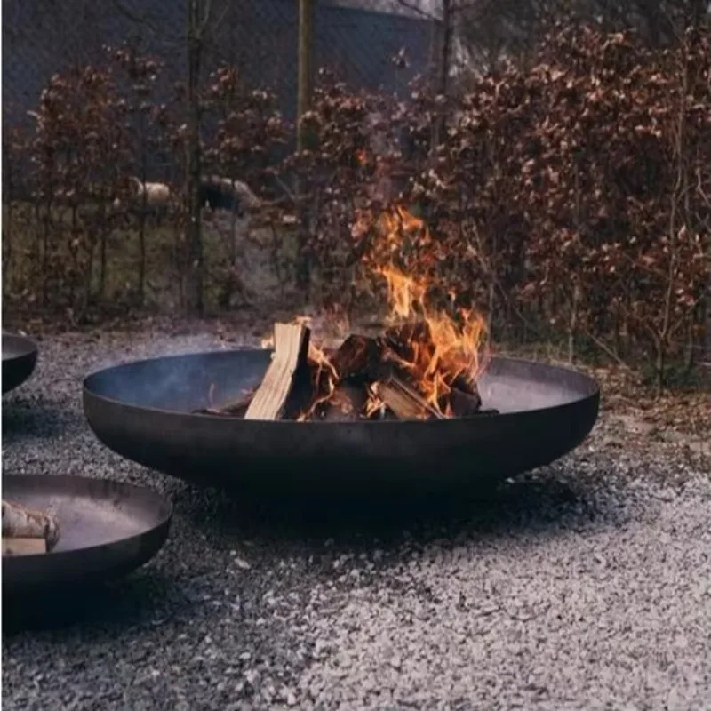 Fire Pit Bowl - เตาไฟเหล็กกล้าคาร์บอนแบบกำหนดเองสำหรับกลางแจ้ง