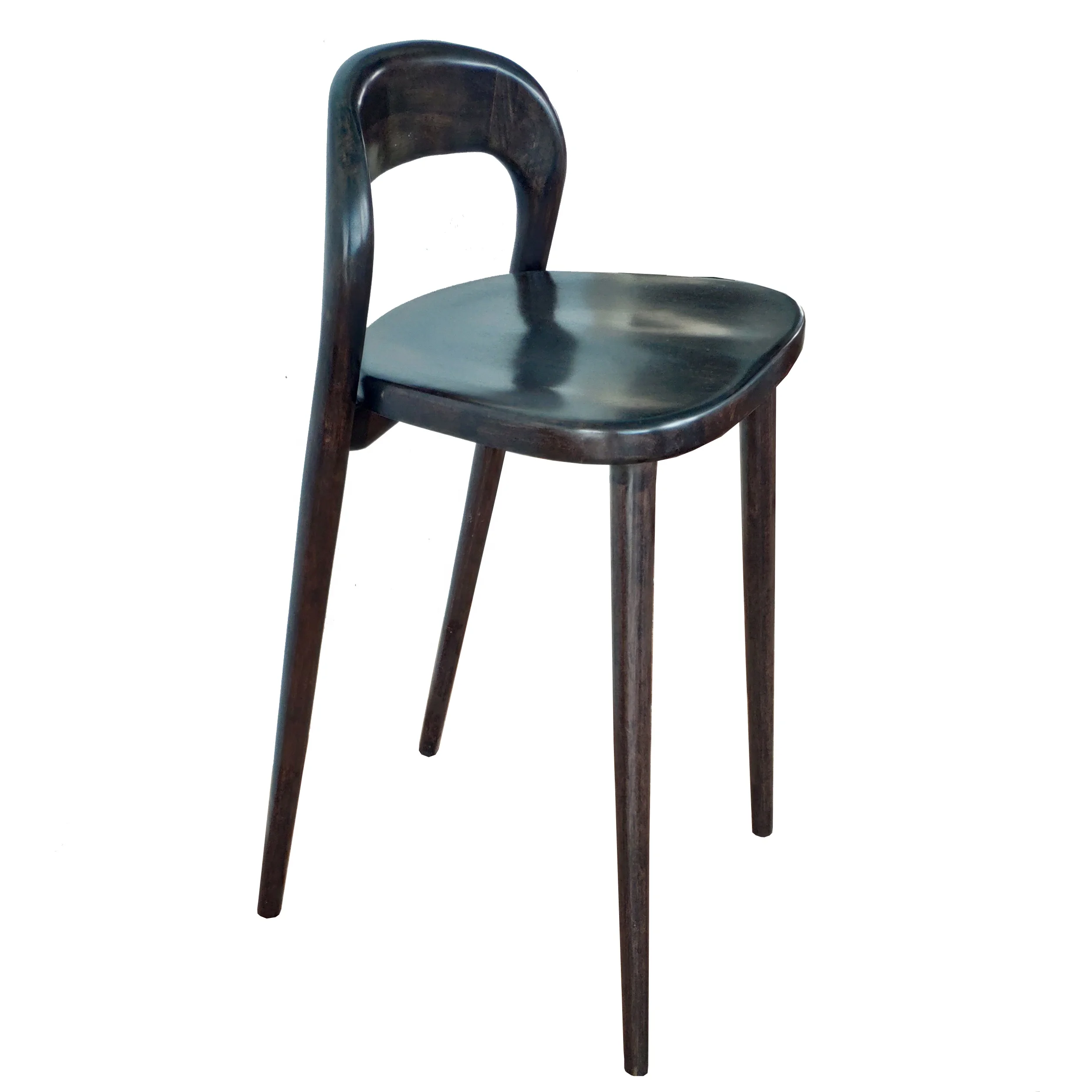 Outdoor Furniture Vietnam - สําหรับเวียดนามขายส่งที่กําหนดเองที่เรียบง่ายทันสมัยเก้าอี้บาร์ไม้ PP เฟอร์นิเจอร์ห้องครัวสําหรับการรับประทานอาหารร้านอาหารกลางแจ้งห้องนั่งเล่นโรงแรม