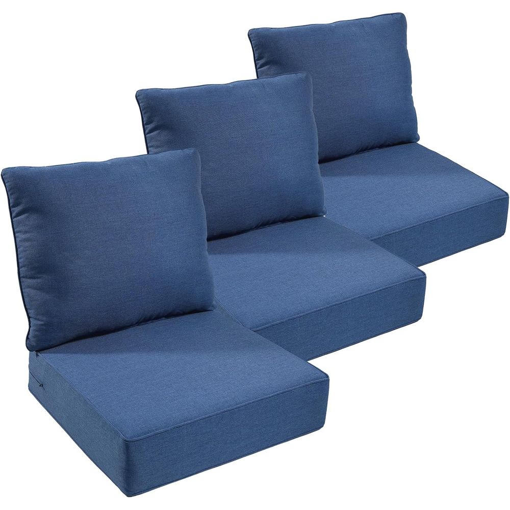 Outdoor Furniture Cushions - เบาะรองนั่งสำหรับเฟอร์นิเจอร์กลางแจ้ง หนา 6 นิ้ว กันน้ำ ขนาด
