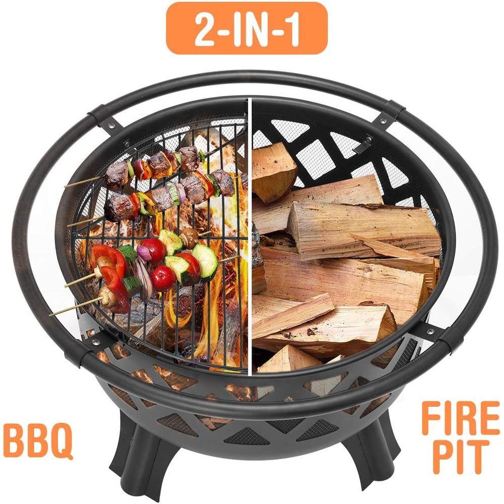 เตาผิงกลางแจ้งขนาด 36 นิ้ว สำห - Fire Pit Bowl บทวิจารณ์และราคา