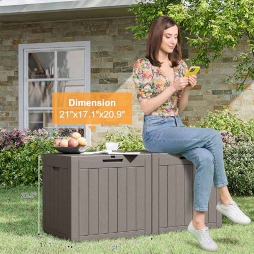 กล่องเก็บของกลางแจ้งขนาด 35 แก - Outdoor Furniture Cushions บทวิจารณ์และราคา