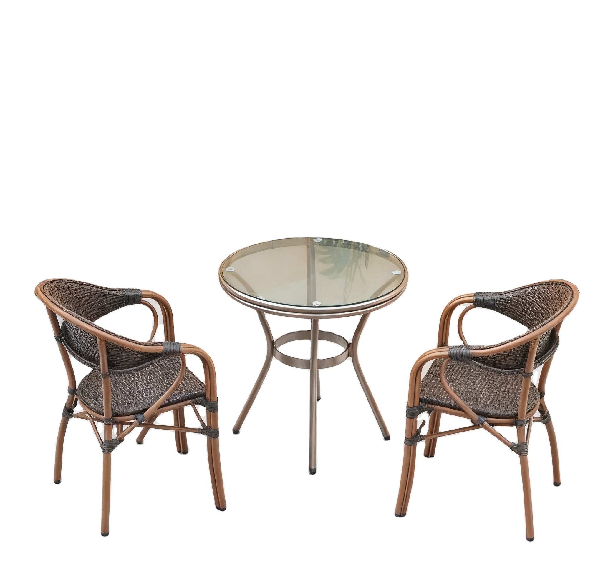 เก้าอี้บิสโทรหวายแบบซ้อนได้สำห - Outdoor Furniture For Cafe บทวิจารณ์และราคา