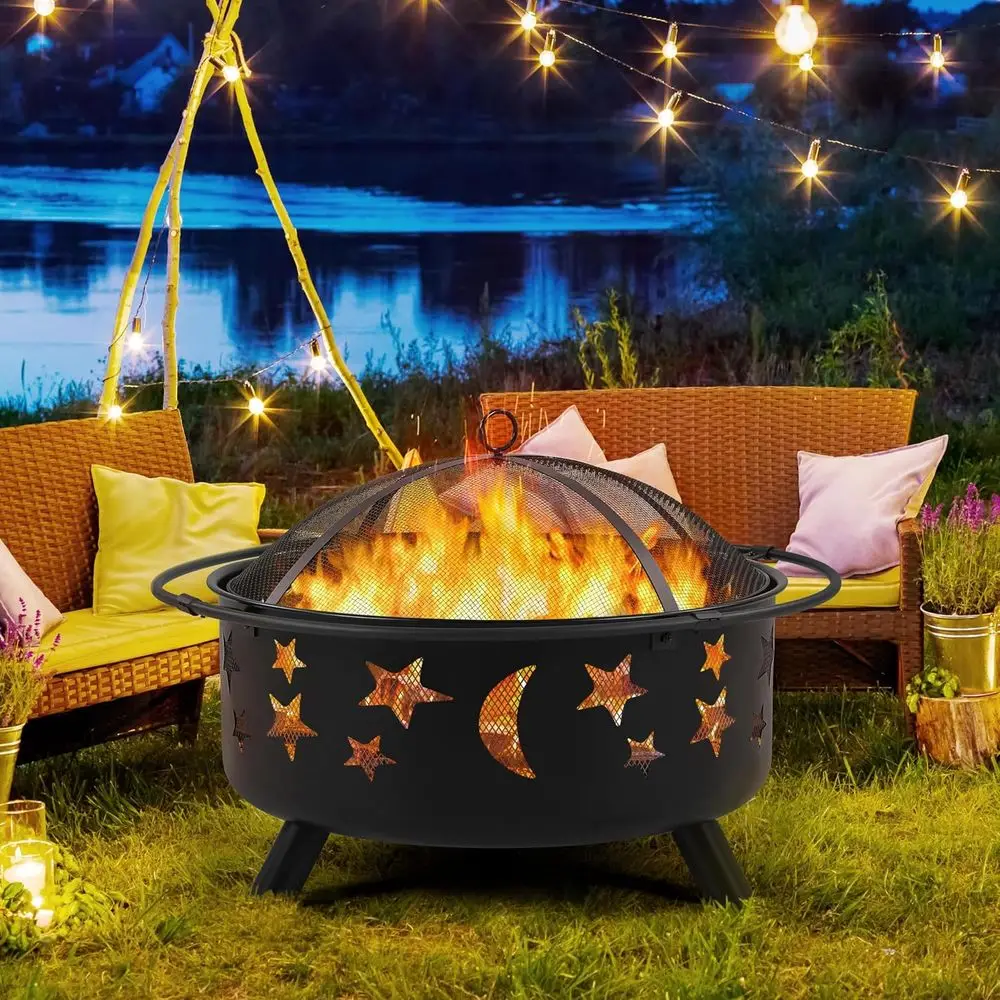 เตาผิงกลางแจ้งขนาดใหญ่พร้อมชาม - Fire Pit Bowl บทวิจารณ์และราคา