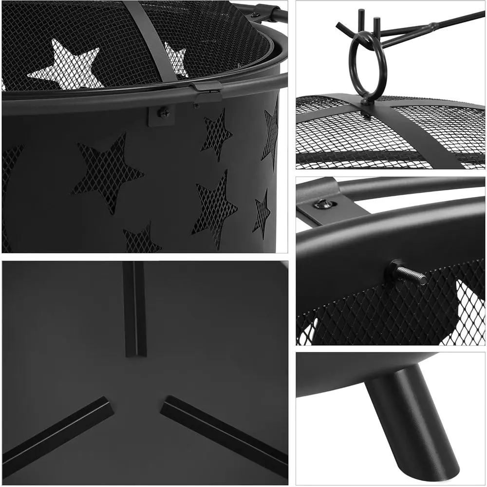 เตาผิงกลางแจ้งขนาดใหญ่พร้อมชาม - Fire Pit Bowl บทวิจารณ์และราคา