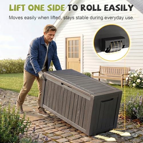 กล่องเก็บของกลางแจ้งกันน้ำทำจา - Outdoor Furniture Wood บทวิจารณ์และราคา