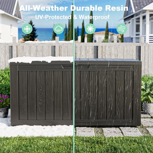 กล่องเก็บของกลางแจ้งกันน้ำทำจา - Outdoor Furniture Wood บทวิจารณ์และราคา
