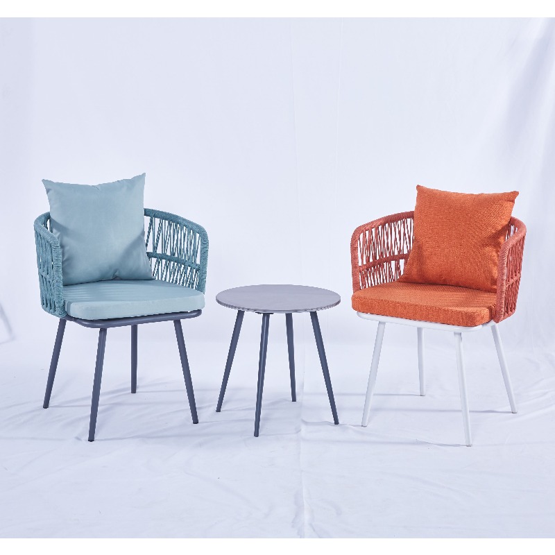 เฟอร์นิเจอร์กลางแจ้งแบบเชือกถั - Outdoor Furniture For Cafe บทวิจารณ์และราคา