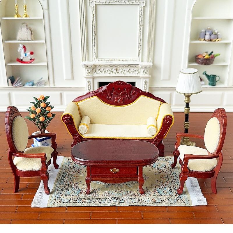 โต๊ะกลมจิ๋วสำหรับบ้านตุ๊กตา ขน - Outdoor Furniture Wood บทวิจารณ์และราคา