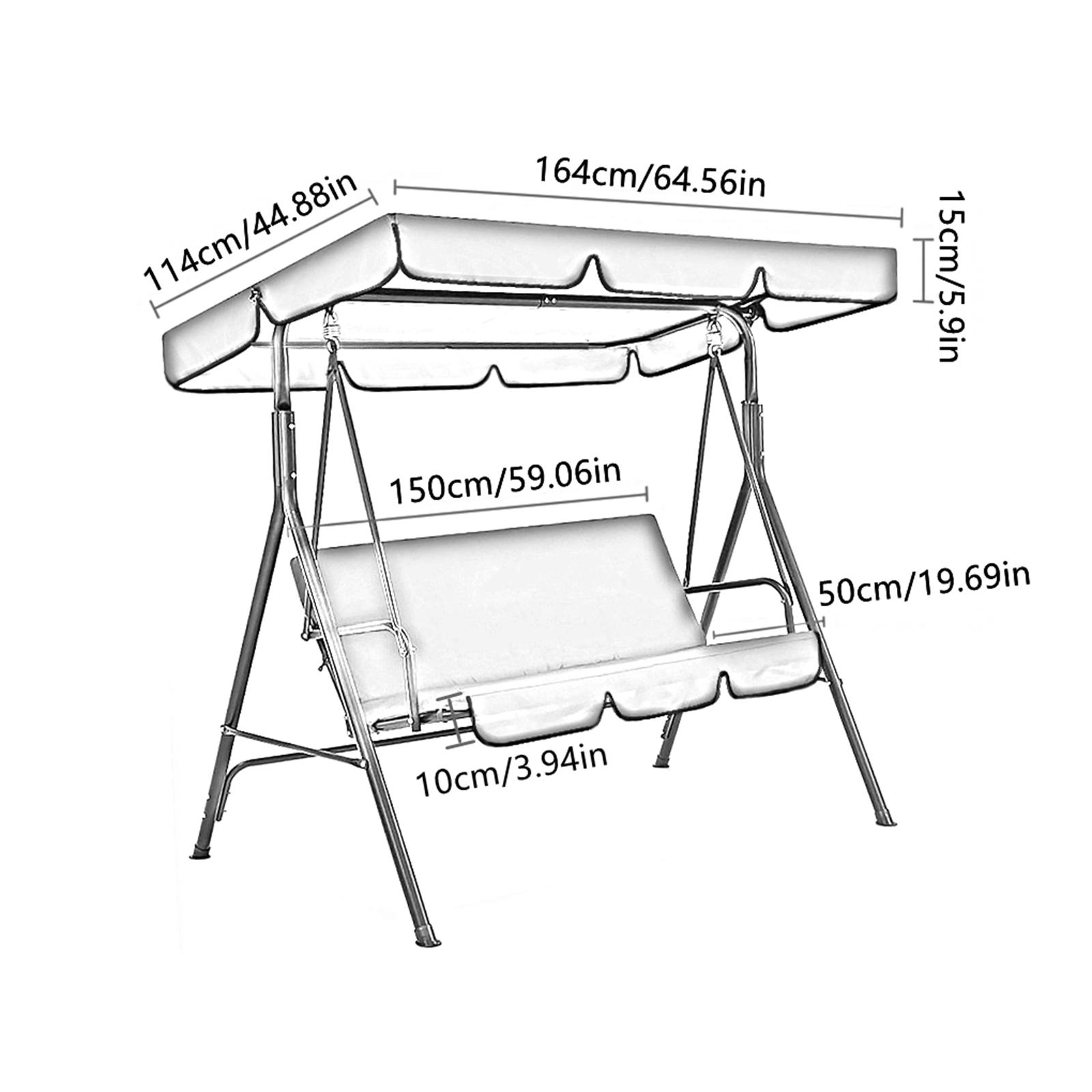 ผ้าคลุมเปลญวนสำหรับเปลญวน 3 ที - Outdoor Furniture Sunbrella บทวิจารณ์และราคา