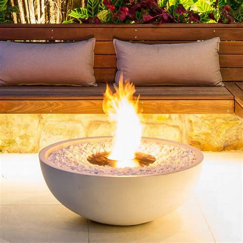 เตาผิงกลางแจ้งแบบใช้แก๊สพร้อมส - Fire Pit Bowl บทวิจารณ์และราคา