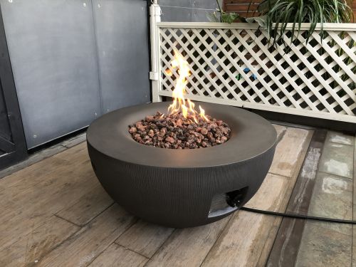 เตาผิงกลางแจ้งแบบใช้แก๊สพร้อมส - Fire Pit Bowl บทวิจารณ์และราคา