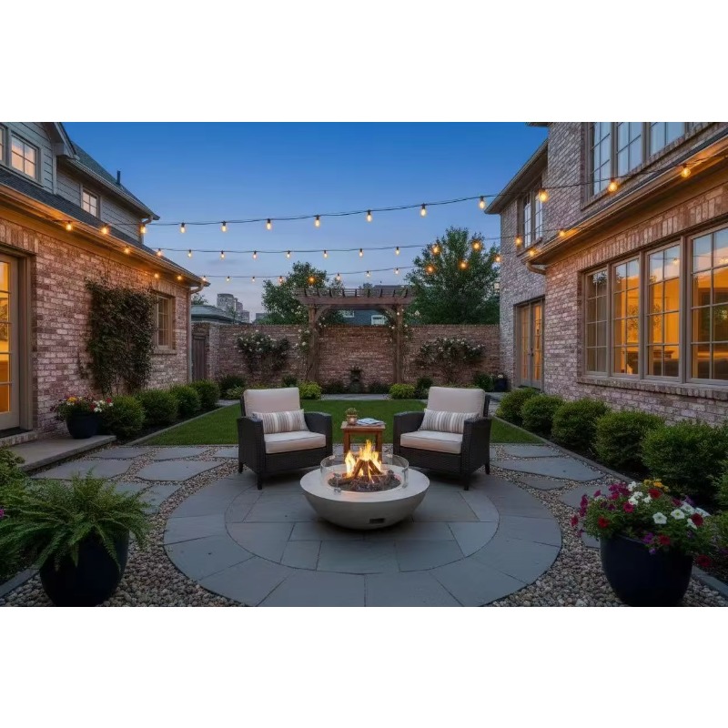 【ขายดี】โต๊ะเตาไฟ GFRC ขนาด 36  - Fire Pit Bowl บทวิจารณ์และราคา