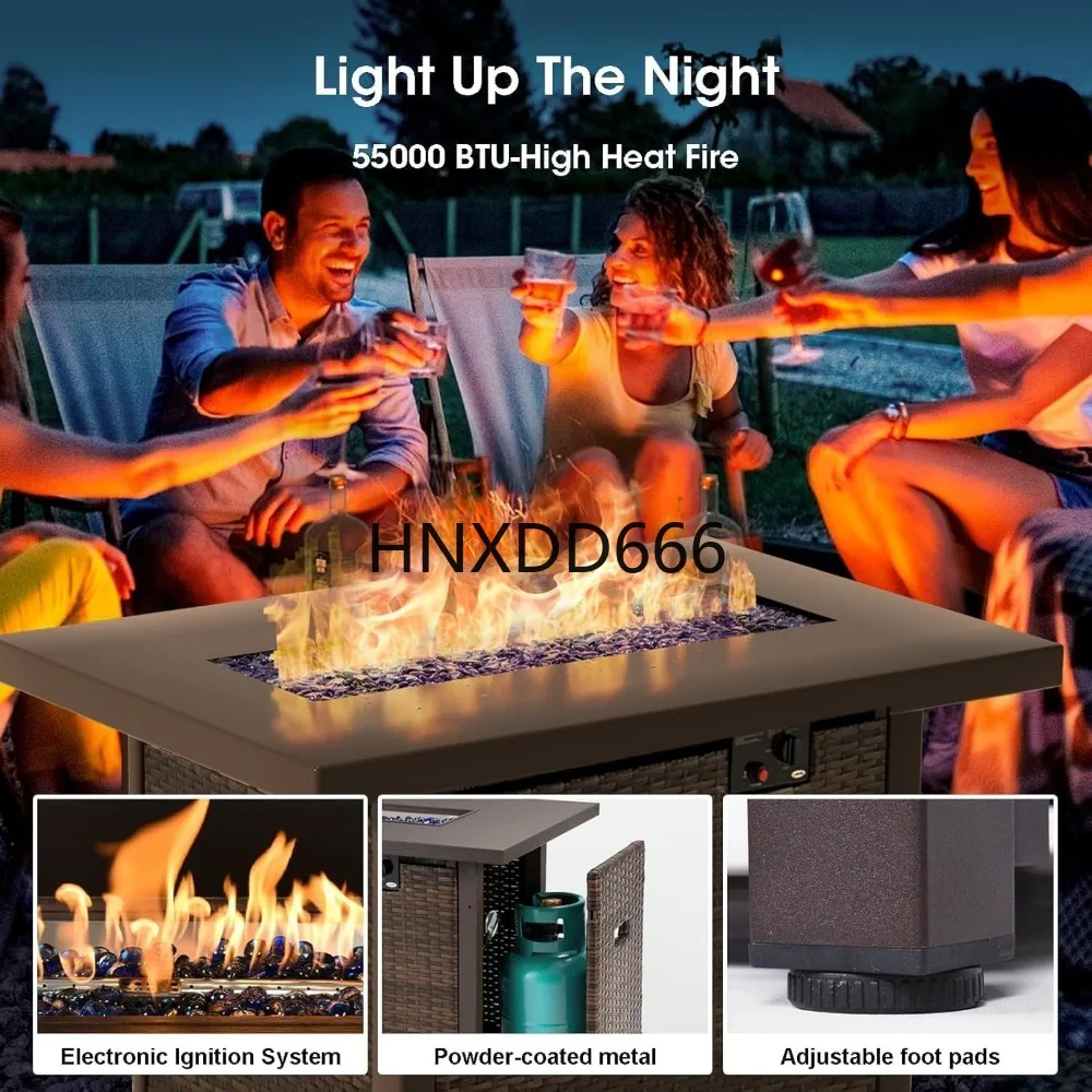 ชุดเฟอร์นิเจอร์ลานบ้าน 7 ชิ้น  - Outdoor Furniture Fire Pit บทวิจารณ์และราคา