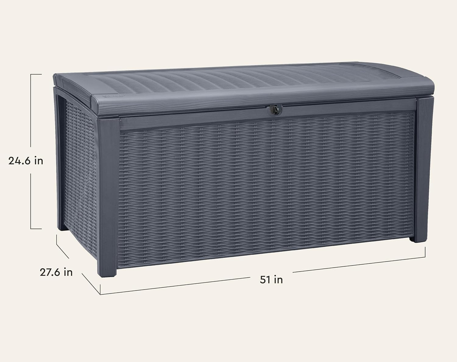 กล่องเก็บของกลางแจ้งขนาด 110 แ - Outdoor Furniture Cushions บทวิจารณ์และราคา