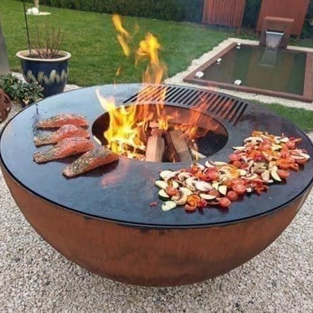 เตาย่างบาร์บีคิวขนาดใหญ่แบบใช้ - Fire Pit Bowl บทวิจารณ์และราคา