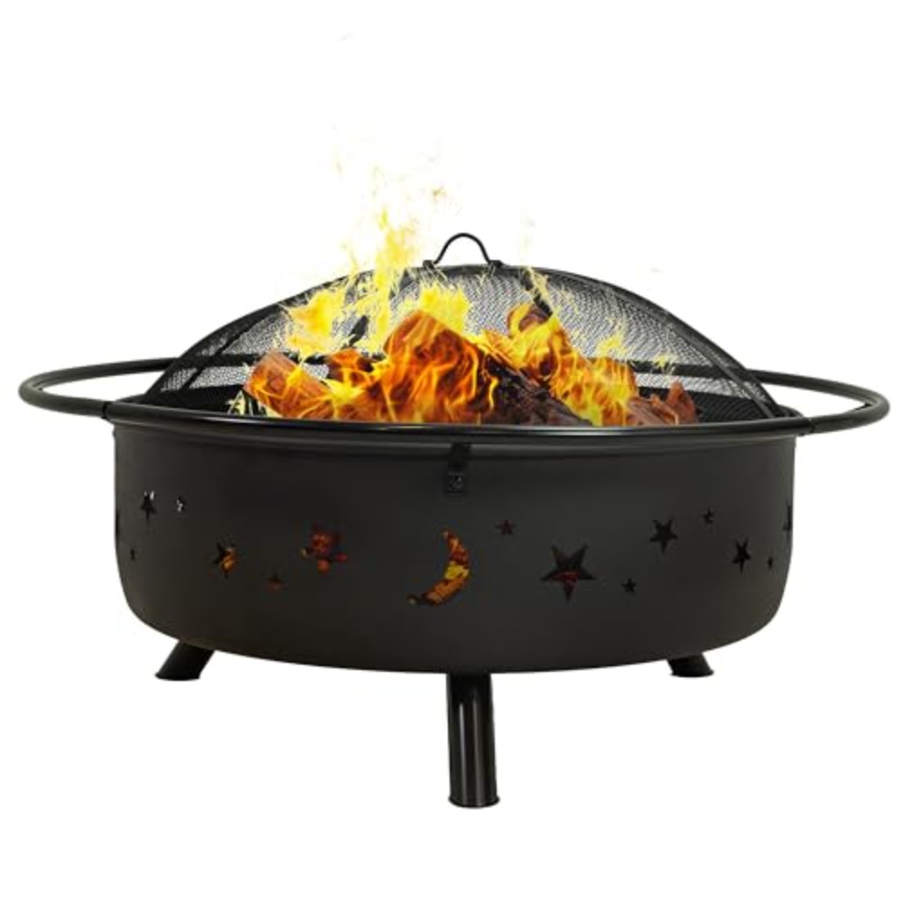 เตาผิงกลางแจ้งขนาดใหญ่ 42 นิ้ว - Fire Pit Bowl บทวิจารณ์และราคา