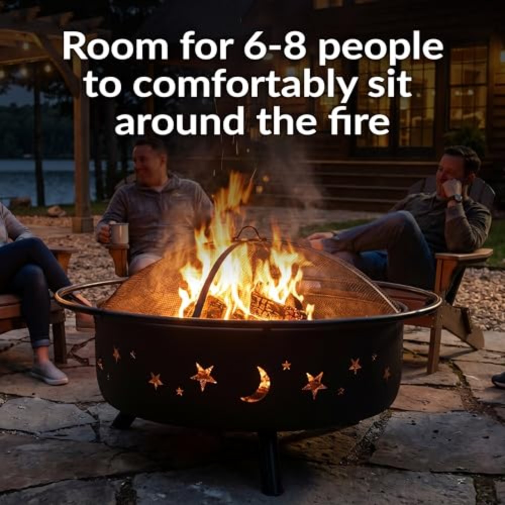 เตาผิงกลางแจ้งขนาดใหญ่ 42 นิ้ว - Fire Pit Bowl บทวิจารณ์และราคา