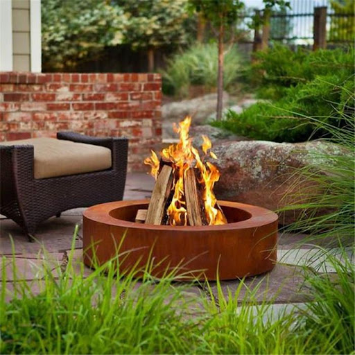 ชุดโซฟากลางแจ้งพร้อมโต๊ะเตาไฟ  - Outdoor Furniture Fire Pit บทวิจารณ์และราคา