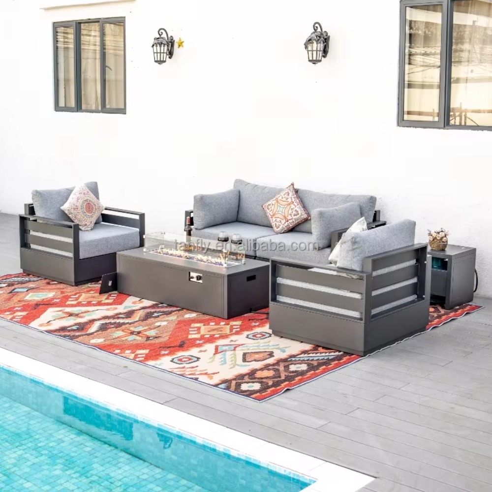 ชุดเฟอร์นิเจอร์กลางแจ้งสำหรับโ - Outdoor Furniture Fire Pit บทวิจารณ์และราคา