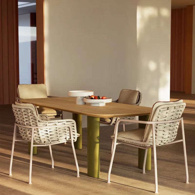 ชุดโต๊ะและเก้าอี้รับประทานอาหา - Outdoor Furniture For Cafe บทวิจารณ์และราคา
