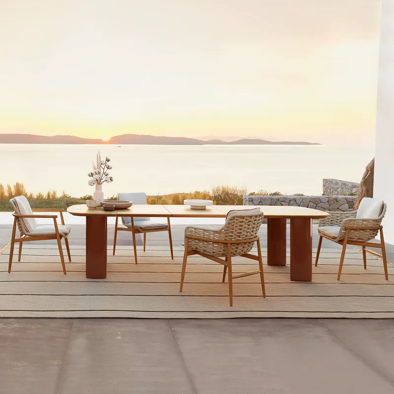 ชุดโต๊ะและเก้าอี้รับประทานอาหา - Outdoor Furniture For Cafe บทวิจารณ์และราคา