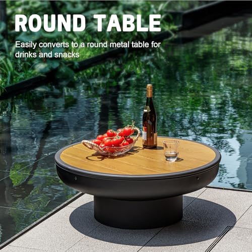 โต๊ะเตาไฟขนาด 32 นิ้ว พร้อมฝาป - Fire Pit Bowl บทวิจารณ์และราคา