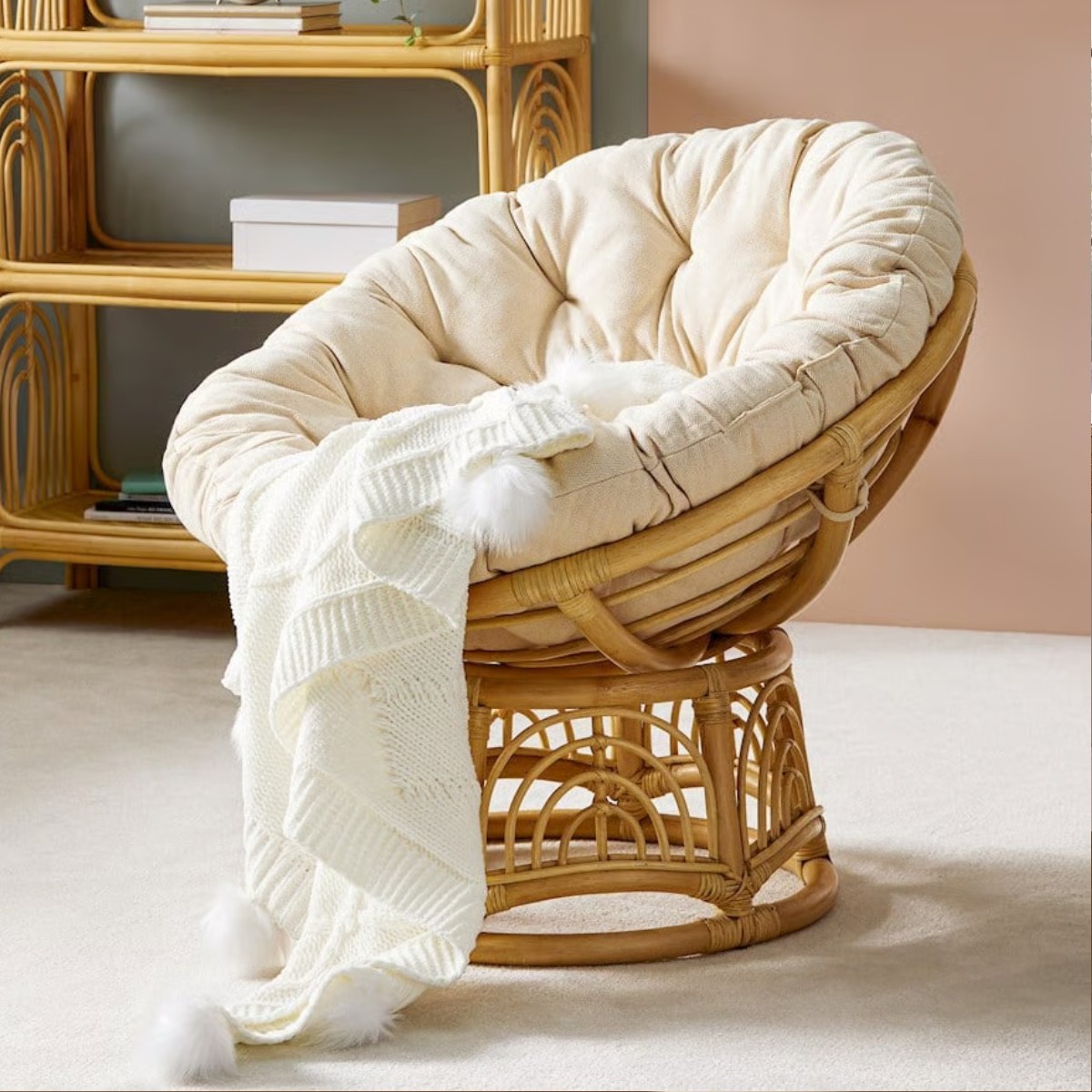 # เก้าอี้ปาปาซานหวายสไตล์โบฮีเ - Outdoor Furniture Vietnam บทวิจารณ์และราคา