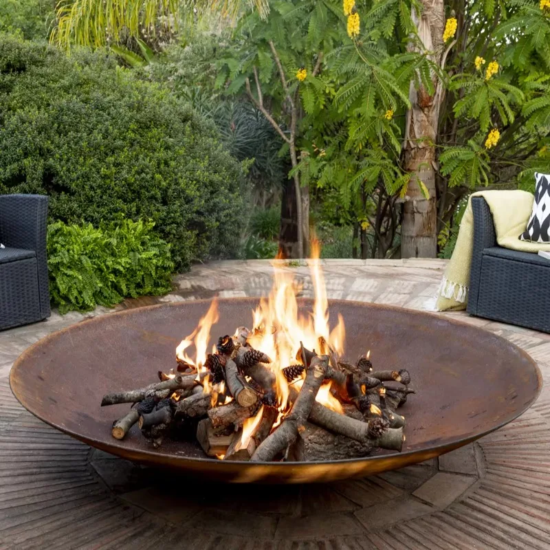 เตาไฟเหล็กกล้าคาร์บอนแบบกำหนดเ - Fire Pit Bowl บทวิจารณ์และราคา