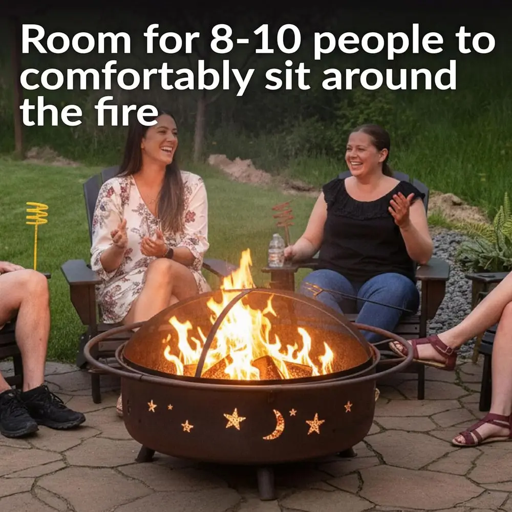 เตาผิงกลางแจ้งขนาด 42 นิ้ว สำห - Fire Pit Bowl บทวิจารณ์และราคา