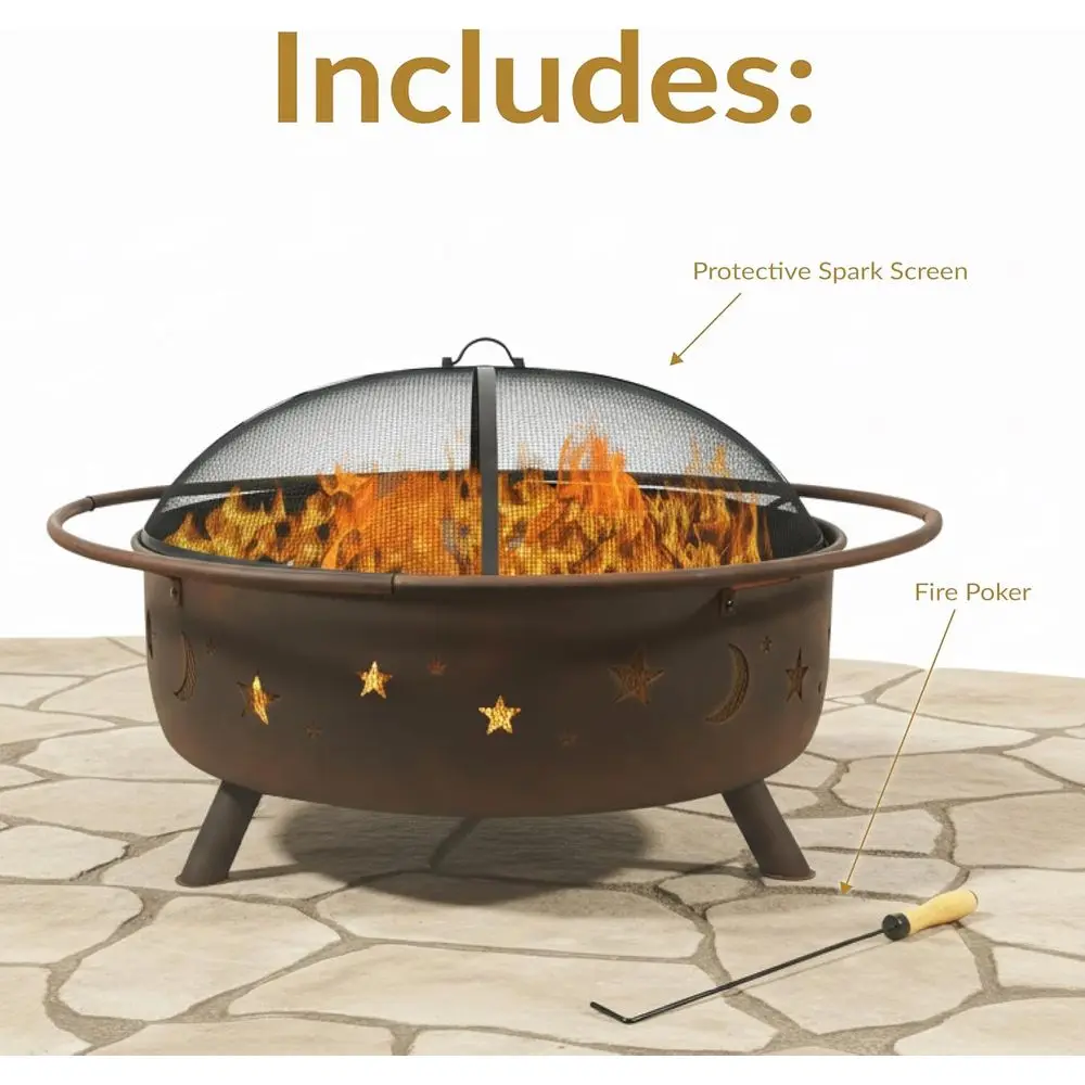 เตาผิงกลางแจ้งขนาด 42 นิ้ว สำห - Fire Pit Bowl บทวิจารณ์และราคา