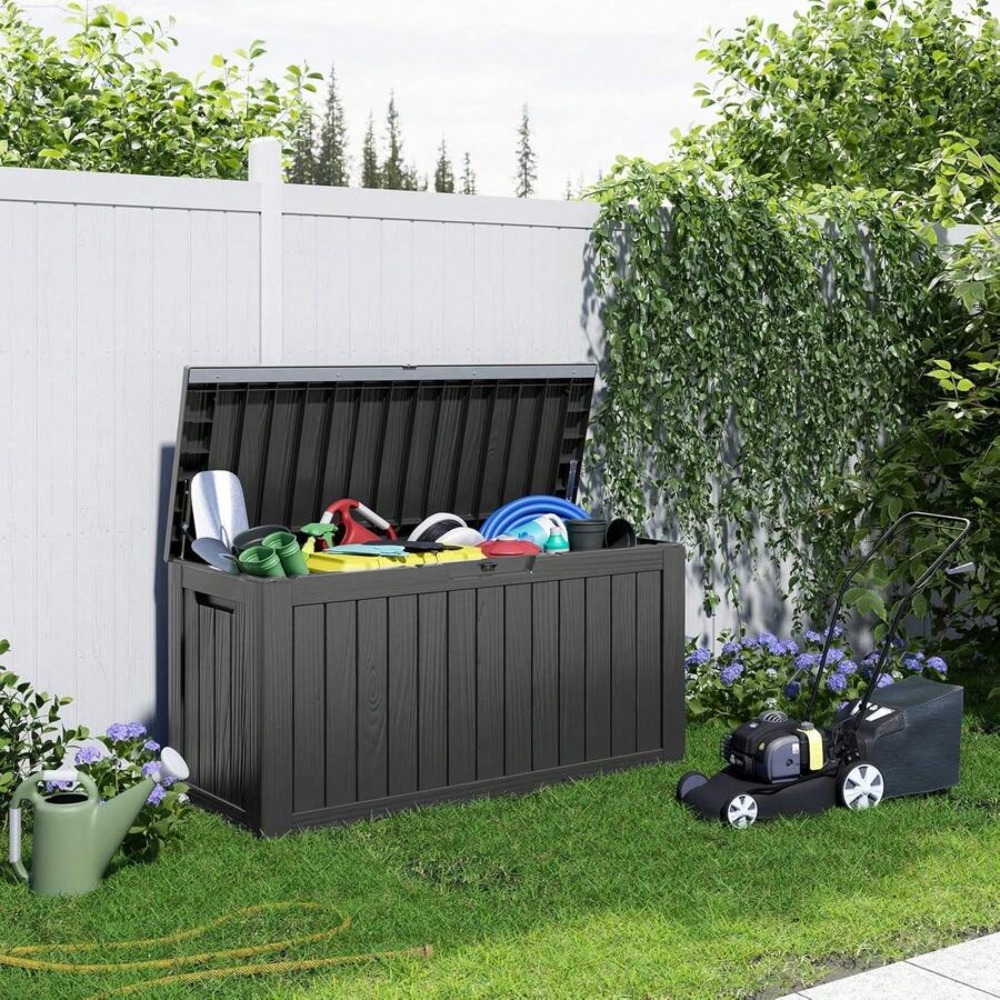 กล่องเก็บของกลางแจ้งแบบล็อคได้ - Outdoor Furniture Cushions บทวิจารณ์และราคา