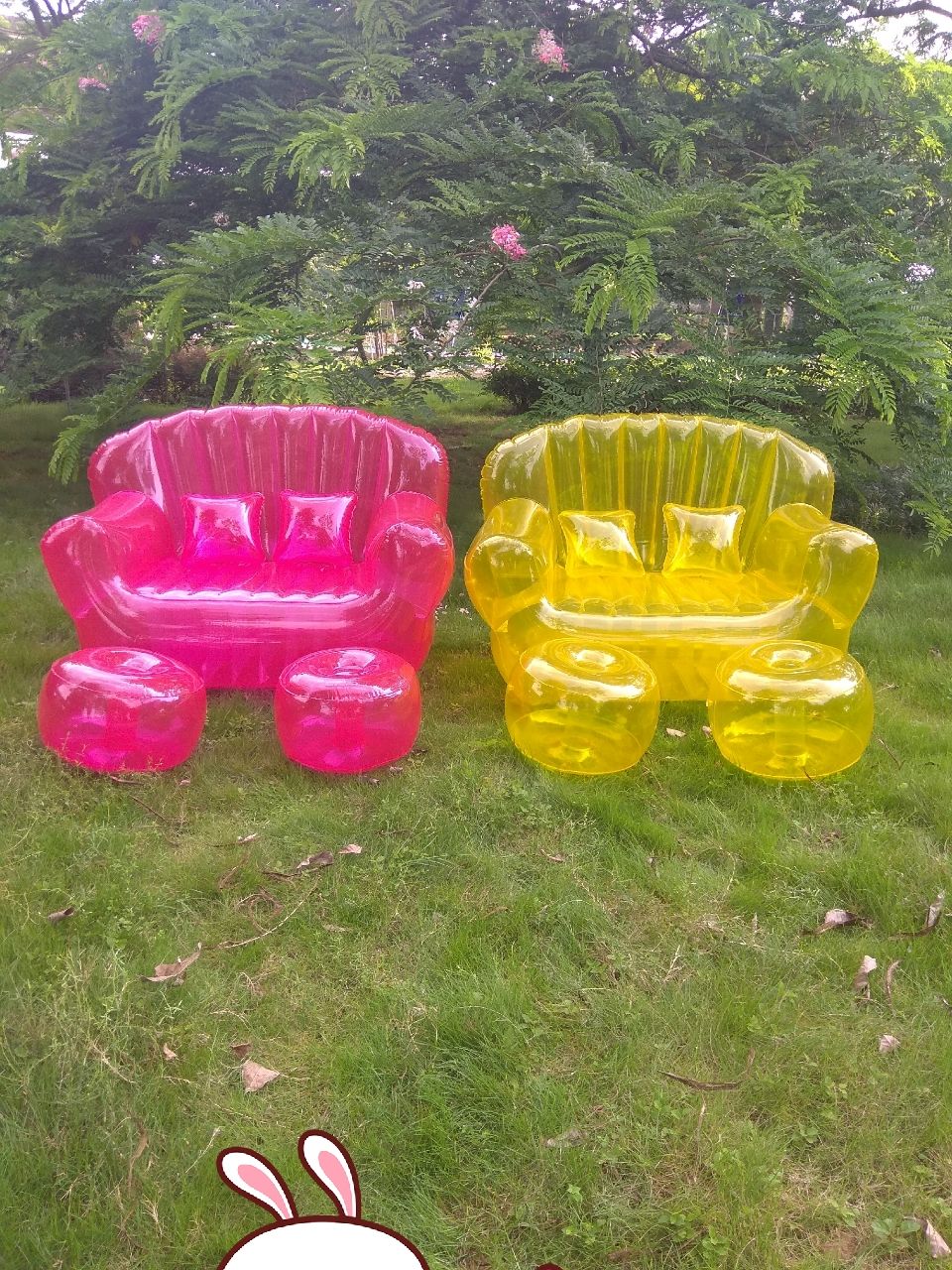 Inflatable สไตล์หรูหรารุ่นคู่  - Outdoor Furniture For Cafe บทวิจารณ์และราคา
