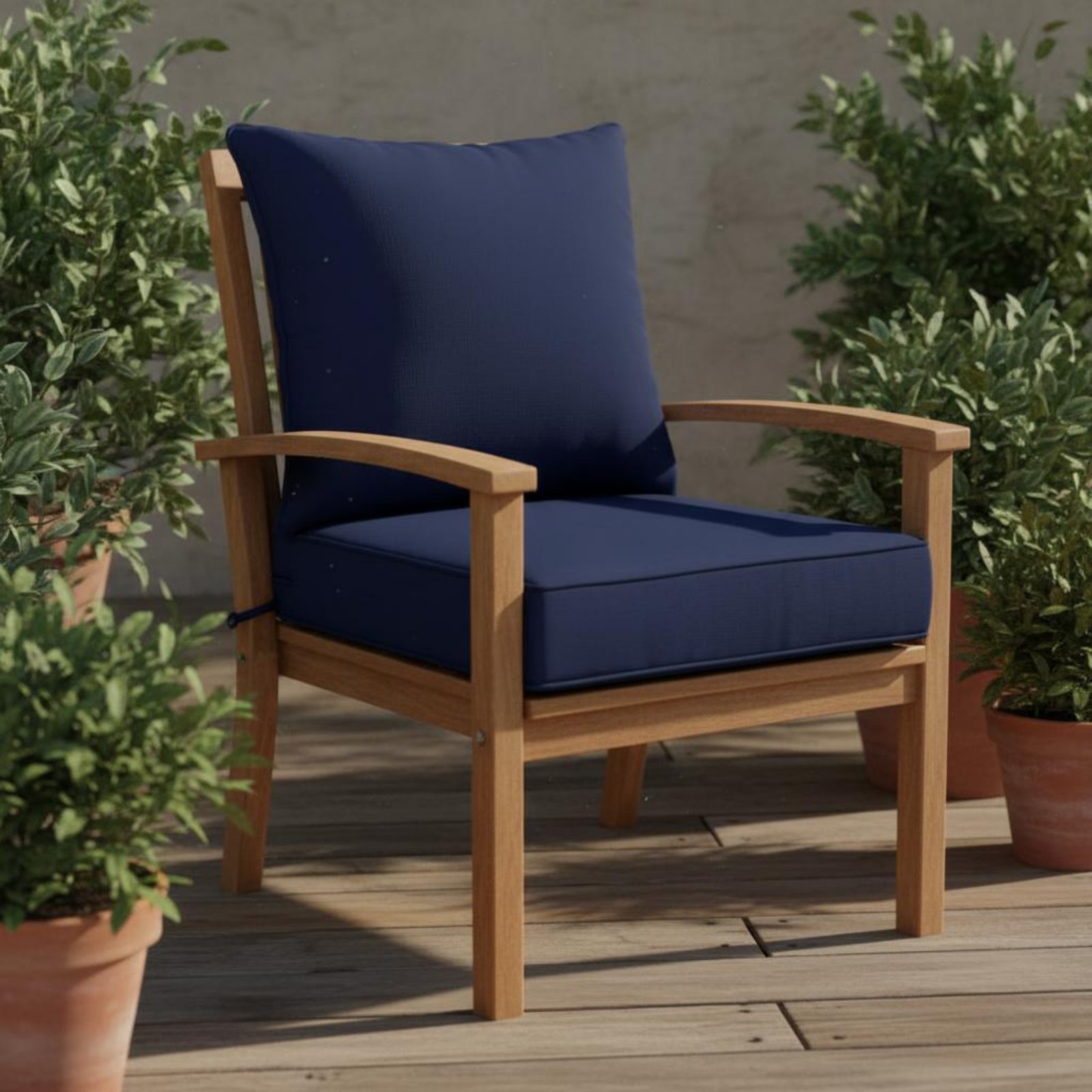 แผ่นรองเก้าอี้ลานบ้านแบบซ่อนได - Outdoor Furniture Cushions บทวิจารณ์และราคา