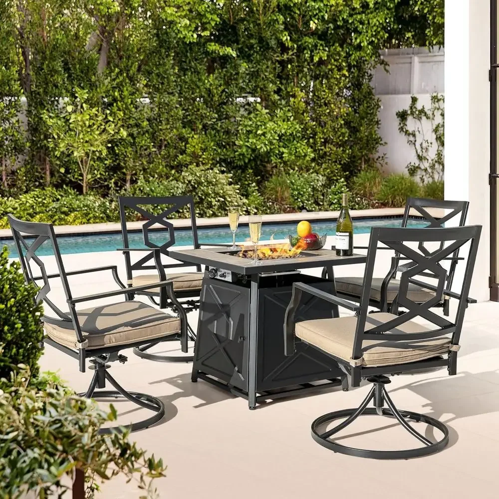 ชุดเฟอร์นิเจอร์ลานกลางแจ้ง 5 ช - Outdoor Furniture Fire Pit บทวิจารณ์และราคา