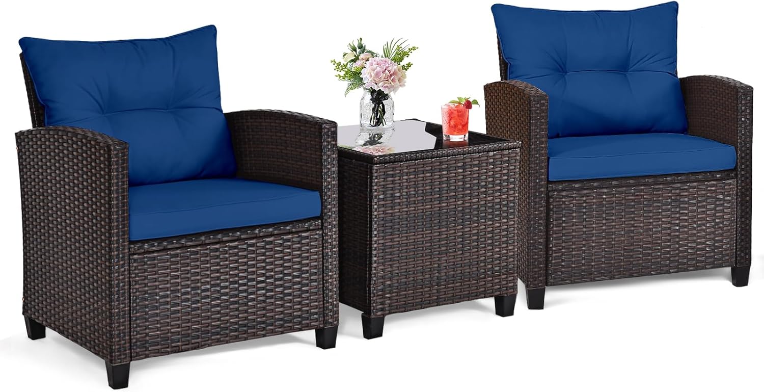 ชุดบิสโทรกลางแจ้ง 3 ชิ้น ทำจาก - Outdoor Furniture Cushions บทวิจารณ์และราคา