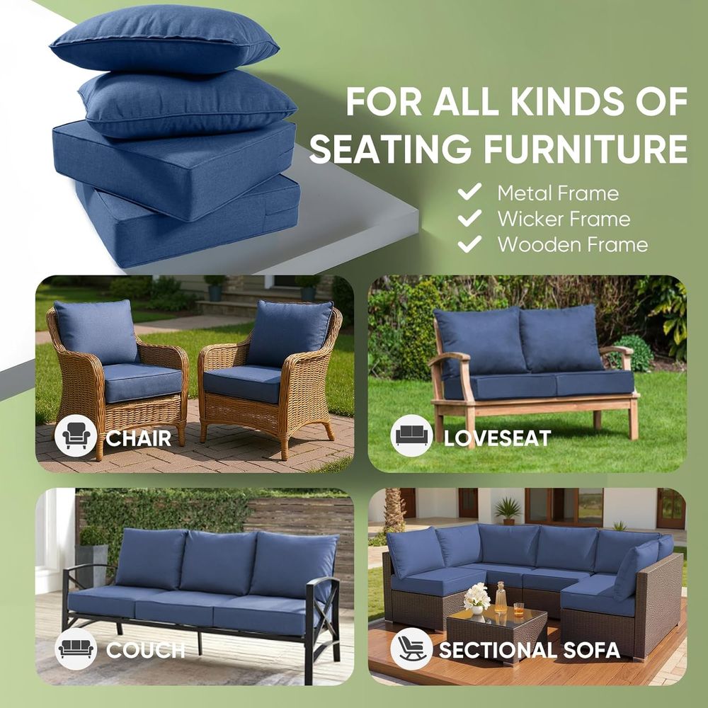 เบาะรองนั่งสำหรับเฟอร์นิเจอร์ก - Outdoor Furniture Cushions บทวิจารณ์และราคา